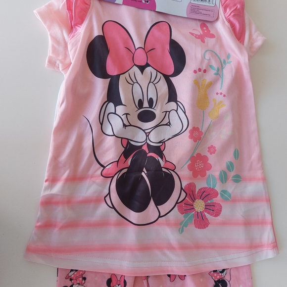 3/$45 3 piece-Disney Minnie Mouse Girl's Short Sleeve Polyester Pajama Set